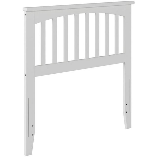 Leo & Lacey Tête de Lit en Bois pour Lit Simple de Style Mission, Blanc