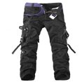 thumbnail image 2 of Buigttklop Men'S Pants,Men'S Solid Multi-Pocket Washed Overalls Outdoor Casual Pants Trousers, 2 of 4