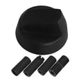 thumbnail image 3 of SHISUYAN Universal Black Control Knobs Replacement With 5 Adapters For Oven Stove And Range Versatile And Wide Application For Various Models, 3 of 9