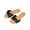 Black, variant on Women's Slide Sandals Women Dressy Summer Flat Comfortable Fashion Beach Cute Ladies Leather Slides Casual Sandals