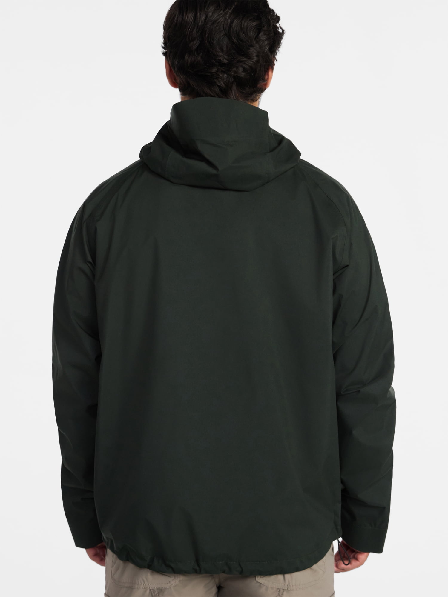 Ozark Trail Men's and Big Men's Sealed Seam Rain Jacket Pinnacle System, Sizes S-3XL