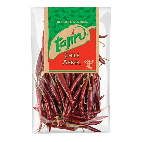 Chile de árbol Tajín seco 70 g