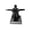 Silver, variant on Medieval Female Knight Resin Pen Holder Executive Knight Pen Holder with a Pen Personalized Desk Accessories Decor Home Office Cool Pen Stand Iron(Silver)