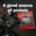 thumbnail image 4 of Jack Link’s Beef Jerky, Peppered, 100% Beef, 9g of Protein per Serving, 2.85 oz Bag, 4 of 14