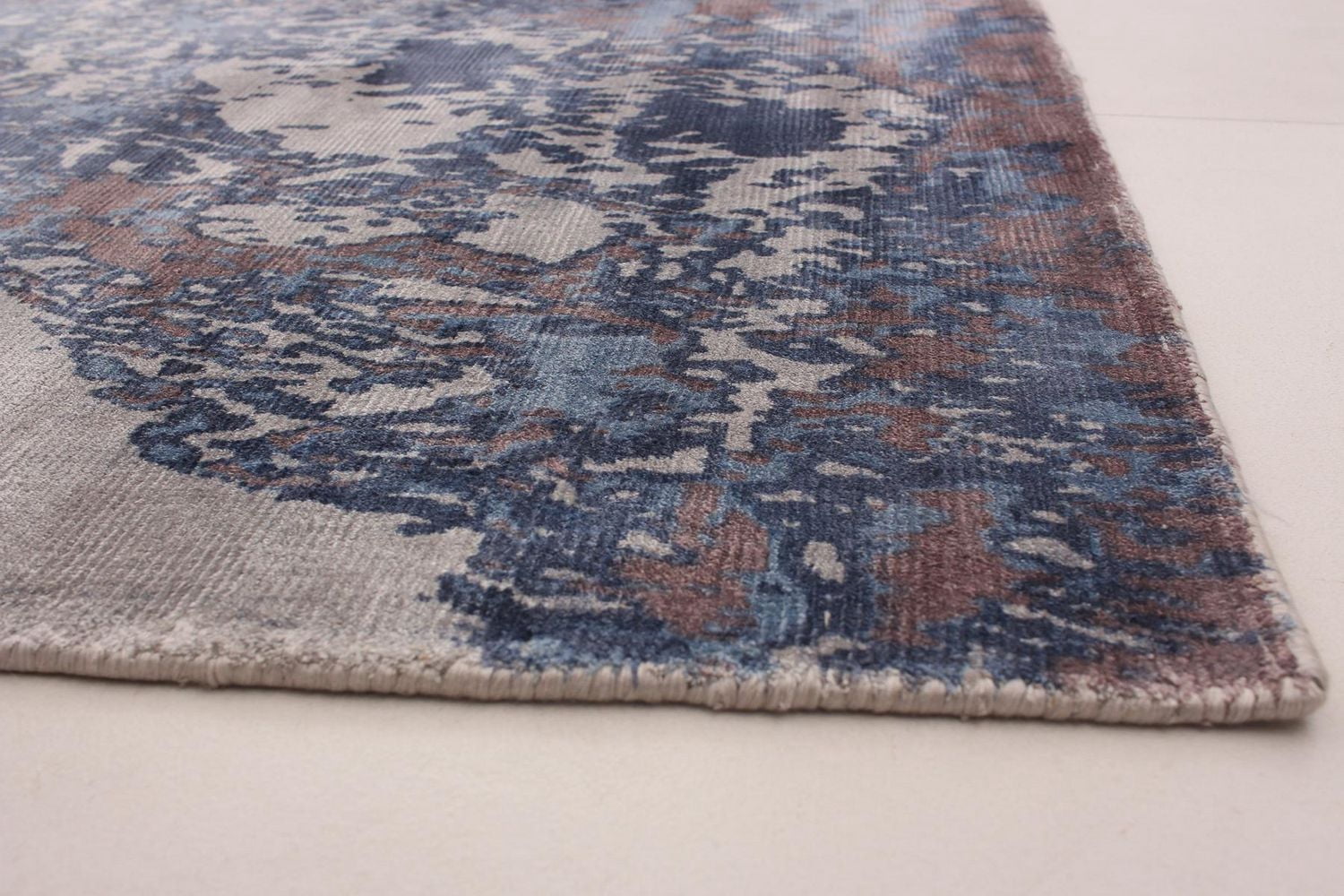 ECARPETGALLERY 4'10" x 7'5"  Transitional Galleria Hand Loomed Area Rug for Living Room, Dining Room and Bedroom in Blue