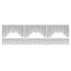 thumbnail image 5 of Cortina de Ventana de Encaje Inteprter 2 Piezas Blanco 160x60cm + 160x30cm, 5 of 6