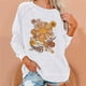thumbnail image 1 of Pntutb Mujeres Casual Manga Completa Cuello Redondo tops Camisas Sueltas Blusa Estampado de Sol y Luna Sudadera Gráfica Pntutb Pntutb-5700, 1 of 6