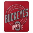 thumbnail image 1 of Caseys 9060427575 50 x 60 in. Ohio State Buckeyes Fleece Campaign Design Blanket, 1 of 22