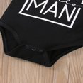 thumbnail image 5 of Combinaison à Manches Courtes avec Imprimé Lettre Baby Romper, 5 of 5