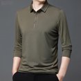 thumbnail image 2 of Mlzmgr Shirts for Men 1/4 Button Long Sleeve Golf Shirts Fitness Business Casual Work Shirts, 2 of 7
