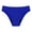 Blue, variant on Women's Black Low Waisted Bikini Bottoms Retro Basic Full Coverage Swimsuit Mid Waist Bathing Suit Bottom