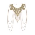 thumbnail image 1 of Cadena fina de oro Shuxiu Wang Collar de cuerpo flor encaje, 1 of 5