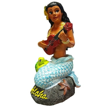 KC Hawaii Napua Mermaid Dashboard Doll 4" X 2"