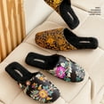 thumbnail image 5 of Yougu Asian Classic Embroidered Home Slippers for Women Black US 7-8, 5 of 9