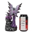 thumbnail image 6 of Purple Fairy With Dragon Sitting On LED Crystal Geode Night Light Statue Decor, 6 of 8