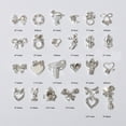 thumbnail image 6 of opvise 20Pcs Nail Ornaments Rust-proof Alloy Love Heart Nail Ornaments Bow-knot Manicure Jewelry Beauty Supplies, 6 of 8