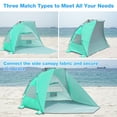 thumbnail image 2 of SUNOYAR Tent Sun Shelter, Pop up Beach Tent for 4-6 Person with UPF 50+UV Protection, Portable Shade Canopy for Camping, Picnics and Outdoor, 2 of 9