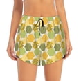 thumbnail image 2 of Balery Bee honey Pantalones cortos deportivos para mujer con forro y dos bolsillos, elásticos, para entrenamiento, gimnasio, yoga-Small, 2 of 7