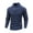 Blue, variant on Fexilor Men's Turtleneck Sweater Pullover Stylish Shawl Collar Knit Top for Regular Fit
