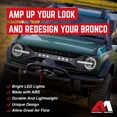 thumbnail image 3 of AMERICAN MODIFIED Grille w/ Lights for 21-24 Ford Bronco w/ Front Camera, 3 of 11