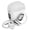 White, variant on Teqhome Wireless V5.4 Open Ear Earphone with Earhook Touch Control Stereo Lightweight IPX5 Waterproof Wireless Earbuds Fit Sport Office (White)