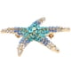 thumbnail image 4 of Broche De Pentagrama, Fácil De Combinar Broche De Estrella De Mar Encantador aleación Azul Océano Para Compromiso Para Aniversario Para Boda Para Fiesta Para Mujer, 4 of 7