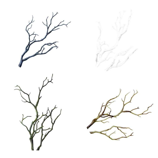 3pcs Large Wedding Decoration Branch Simulation Plastic Dried Tree Branches Artificial Fake Foliage Plant
