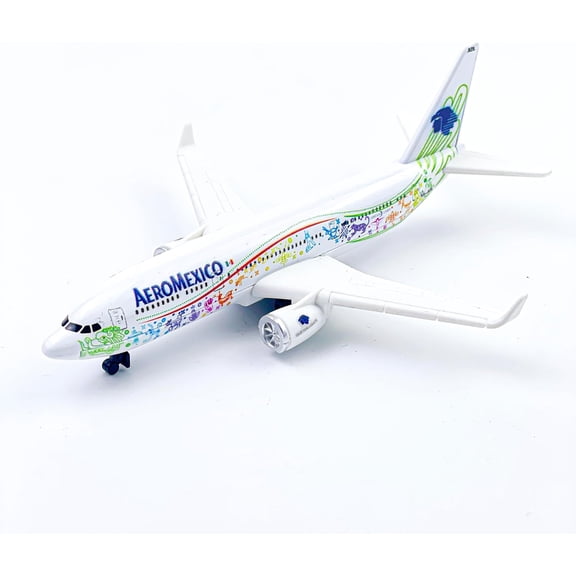 PRIYAL 16cm Airplane Model, Aeromexico XD-ADL Aircraft Die-cast Metal Planes Suitable for Collection and Desktop Decor