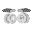thumbnail image 3 of KarParts360 For Cadillac Eldorado/Seville 1992 1993 Disc Brake Set | Front and Rear | Cast Iron Rotor Material | Plain Rotor Style | With Brake Pads | Excluded Calipers, 3 of 4