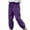 Purple, variant on cocolona Boys And Girls Corduroy Sweatpants Fall Winter Solid Color Elastic Waist Joggers Fashion Casual Loose Ankle Length Pants 3-12 Years