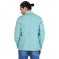 thumbnail image 5 of Atasi Indian Mens Henley Shirt Long Sleeve Casual Mandarin Collar Short Kurta, 5 of 7