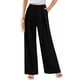 thumbnail image 2 of Pantalones PRETTYGARDEN Palazzo de Pierna Ancha y Cintura Alta Casual de Negocios Negro M, 2 of 9