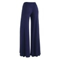 thumbnail image 2 of MBJ WB1104 Womens Wide Leg Palazzo Lounge Pants XL NAVY, 2 of 4