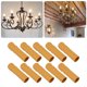 thumbnail image 5 of Candle Covers SleevesHeat Resistant Wax Drop Design Candle Light Socket Covers E14 4 Inch Simulation For Dining Room For Restaurant ANGGREK Otros, 5 of 8
