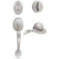 thumbnail image 1 of Juego de manillas Stone Harbor Mill Creek Beaverton Lever, níquel satinado, 1 of 1