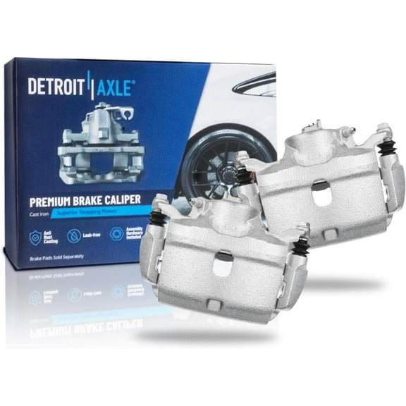 Detroit Axle - Front Brake Calipers for Honda Accord Civic Fit CR-Z ILX, Brake Calipers with Bracket Replacement Disc Brake Calipers Assembly