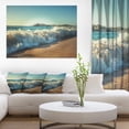 thumbnail image 1 of Stormy Waves Hitting Beach Sand, 1 of 3