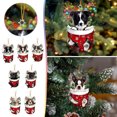 thumbnail image 2 of KCEHTA Dog Christmas Ornaments, Dog Ornaments for Christmas Tree, Cute Funny Dog Themed Christmas Tree Decorations for Home Party Farmhouse Decor, 2 of 3