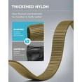 thumbnail image 4 of Men's Ratchet Web Belt,1.25 inch Nylon Automatic Buckle Belt,No Holes Invisible Belt for Men, 4 of 13