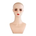 thumbnail image 3 of Cabeza de maniquí femenino realista, cabeza de maniquí busca de peluca liviana cuello largo para accesorios de belleza de sombrero, 3 of 9