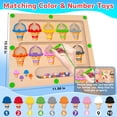thumbnail image 2 of Laberinto magnético de colores y números MTYOKILN para niños de 3 a 5 años, 2 of 6