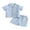 Style 1, variant on VOLTEY Toddler Baby Boys Summer 2PCS Outfits, Kids Boys Solid Color Short Sleeve T-shirt with Breast Pocket and Casual Elastic Shorts Clothes Set, 0-24 Months 2-3 Years