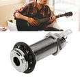 thumbnail image 3 of Guitar Output Jack, Rustproof Firm Connection Electric Guitar Jack Glossy Finish Straight Cylinder  for Musical Instruments Gold,Black,Silver,Gun Black, 3 of 7