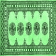 thumbnail image 1 of Ahgly Company Indoor Square Persian Emerald Green Traditional Area Rugs, 5' Square, 1 of 4