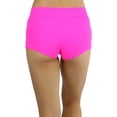 thumbnail image 2 of ToBeInStyle Women's Micro Mini Rave Booty Shorts Hipsters Cheeky Boyshorts - Neon Pink, 2 of 6