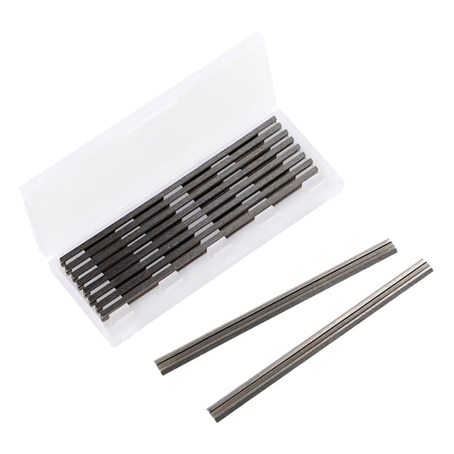 Couteau Rabot à Pointe, 10 Pcs Lames de Rabot Lames de Rabot Hautes Couteaux Rabot Industriel à Main Caractéristiques de Premier Plan de la Classe
