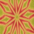 thumbnail image 1 of Ahgly Company Machine Washable Indoor Square Transitional Orange Red Orange Area Rugs, 5' Square, 1 of 7
