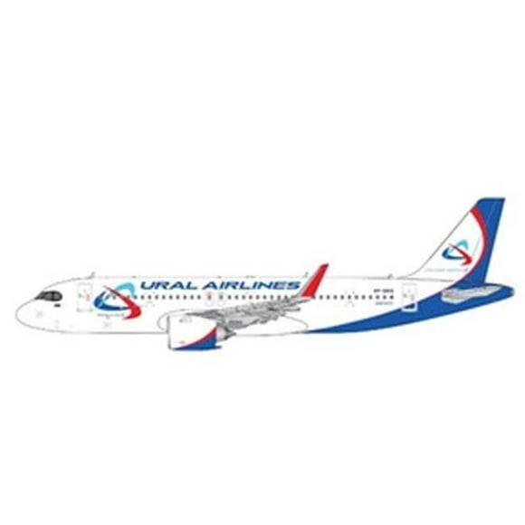 Gemini Jets GJ1910 Ural Airlines Airbus A320neo Scale 1-400 Airplane Model Toys