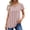 B-Stripe Pink, variant on Fall Square Neck Tops for Women Long Sleeve Blouse Ladies Dressy Button Shirts