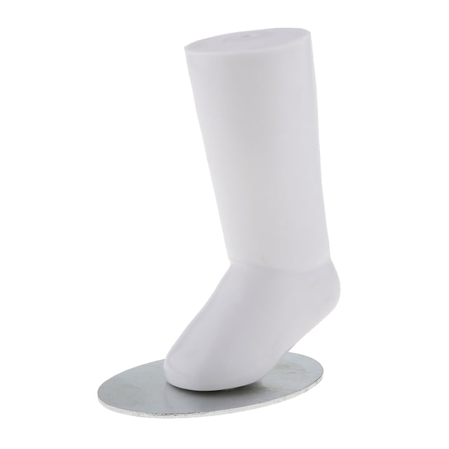 Maniquí de Bebé Niño Pie para Calcetín Blanco 13 Mm Sunnimix Maniquí del pie Calcetín de la pantalla